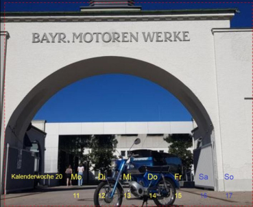 ZÜNDAPP Wochenkalender 2026 14x17cm